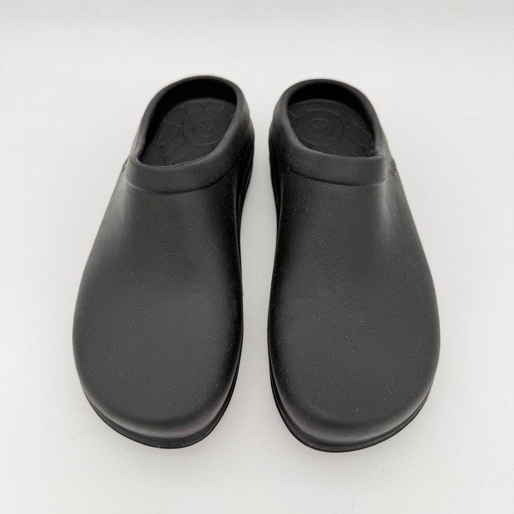 Aetrex Lynco Slide Mens Black Slip Resistant Orthotic Work Clogs M9